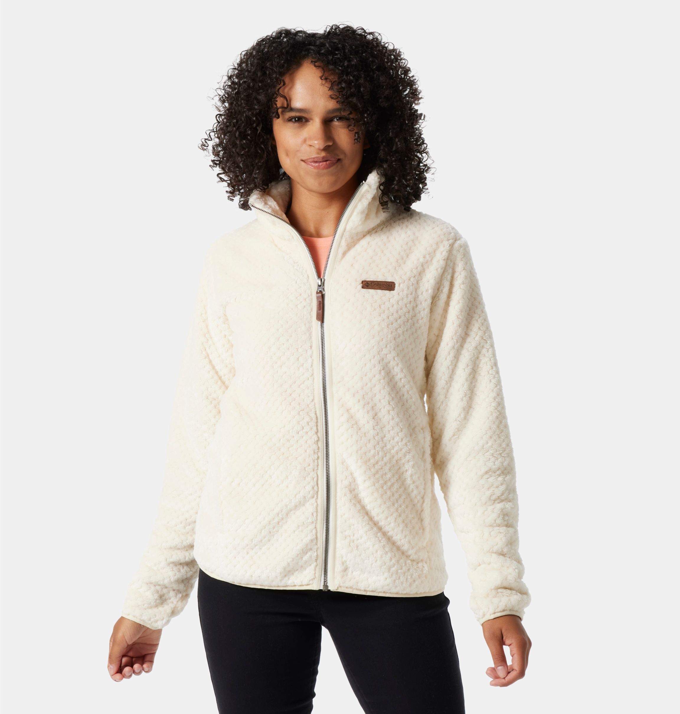 Chaqueta Columbia Fire Side™ II Sherpa FZ Mujer Chalk. Oferta y comprar