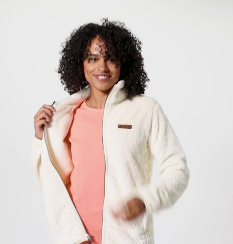 Polaire Sherpa Fire Side II Femme, Color: Chalk
