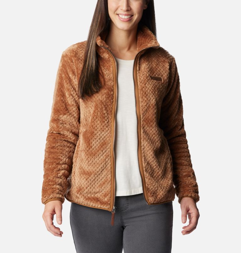 Polaire Sherpa Fire Side II Femme, Color: Camel Brown, image 6