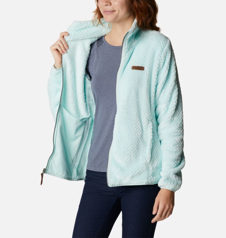 Manteau polaire avec fermeture éclair en sherpa Fire Side II Femme, Color: Icy Morn, image 5