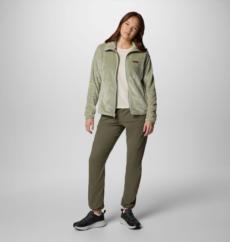 Women's Fire Side II Sherpa Full Zip Fleece, Color: Safari, image 5