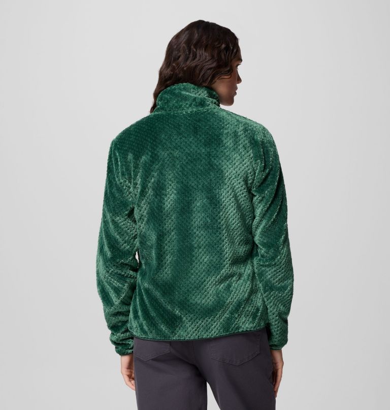 Women's Fire Side II Sherpa Full Zip Fleece, Color: Rain Forest, image 3