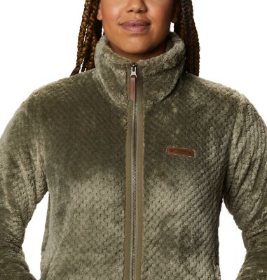 plus size columbia fireside sherpa fleece jacket