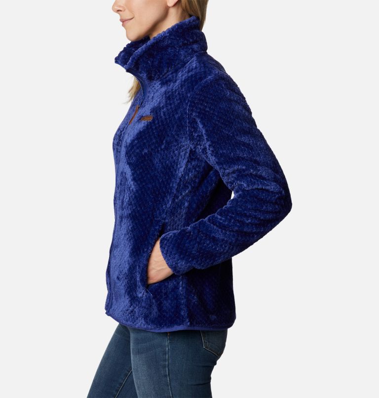 Thumbnail: Women's Fire Side II Sherpa Full Zip Fleece, Color: Dark Sapphire, image 3