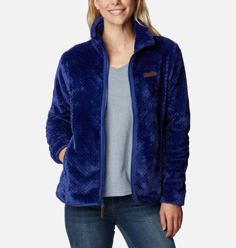 Thumbnail: Women's Fire Side II Sherpa Full Zip Fleece, Color: Dark Sapphire, image 6