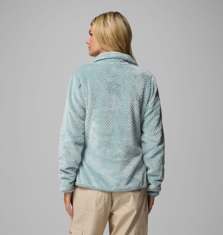 Women's Fire Side II Sherpa Full Zip Fleece, Color: Crushed Blue, image 3