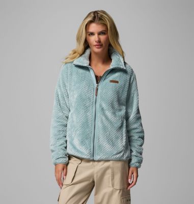 Women's Fire Side II Sherpa Fleece, Color: Crushed Blue, image 1
