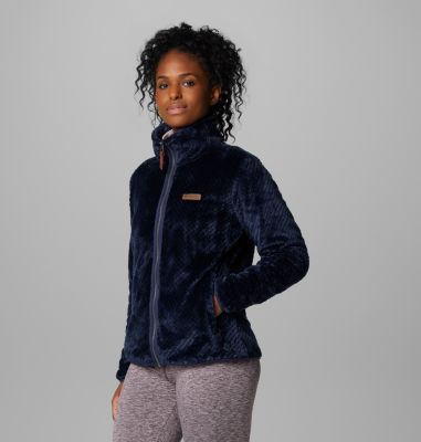 Women's Fire Side II Sherpa Full Zip Fleece, Color: Collegiate Navy, image 36