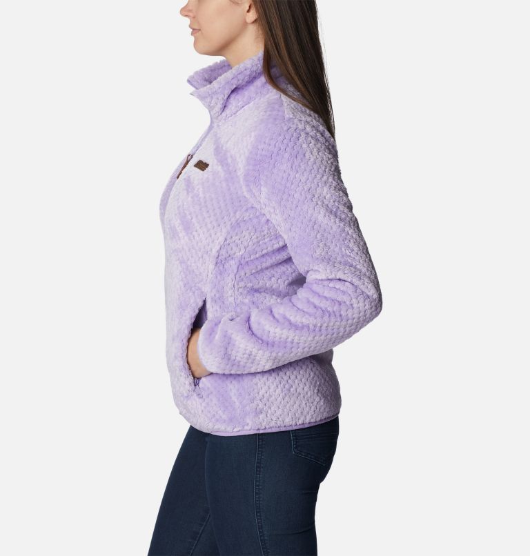 Women's Fire Side II Sherpa Full Zip Fleece, Color: Frosted Purple, image 3