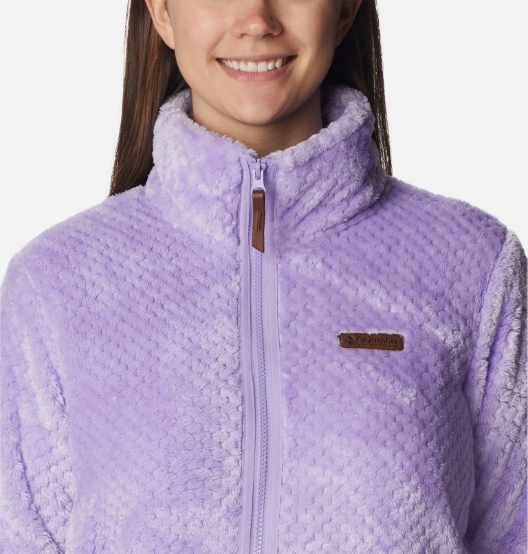 Women's Fire Side II Sherpa Full Zip Fleece, Color: Frosted Purple, image 4