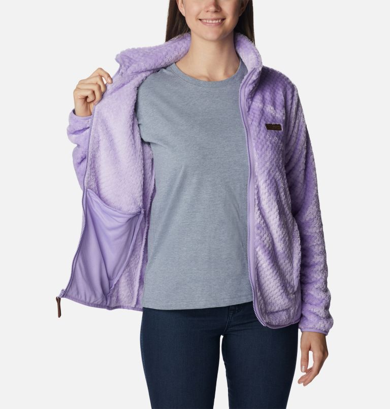 Thumbnail: Women's Fire Side II Sherpa Full Zip Fleece, Color: Frosted Purple, image 5