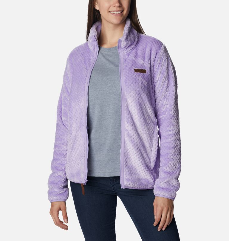 Women's Fire Side II Sherpa Full Zip Fleece, Color: Frosted Purple, image 6