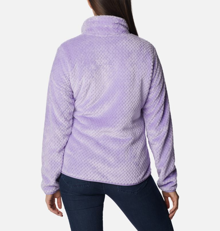 Women's Fire Side II Sherpa Full Zip Fleece, Color: Frosted Purple, image 2
