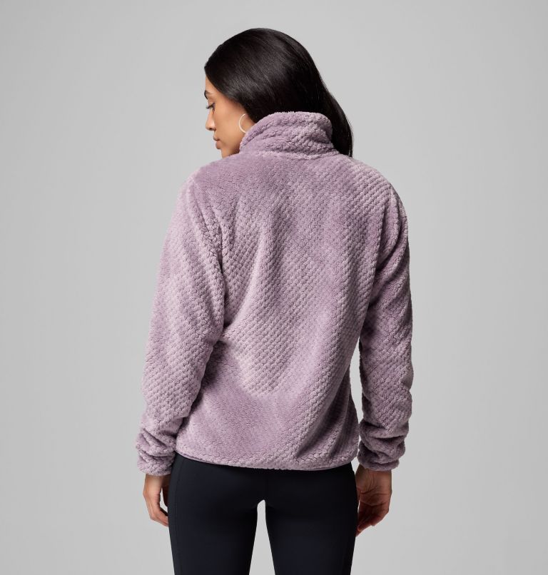 Women's Fire Side II Sherpa Full Zip Fleece, Color: Shale Purple, image 3