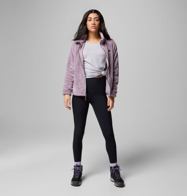 Women's Fire Side II Sherpa Full Zip Fleece, Color: Shale Purple, image 22