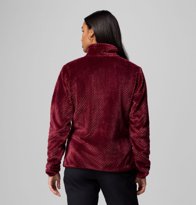 Women's Fire Side II Sherpa Full Zip Fleece, Color: Rich Wine, image 3