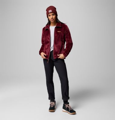 Women's Fire Side II Sherpa Full Zip Fleece, Color: Rich Wine, image 10