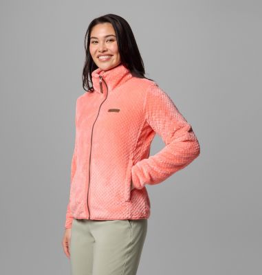 Women's Fire Side II Sherpa Full Zip Fleece, Color: Alpenglow, image 27