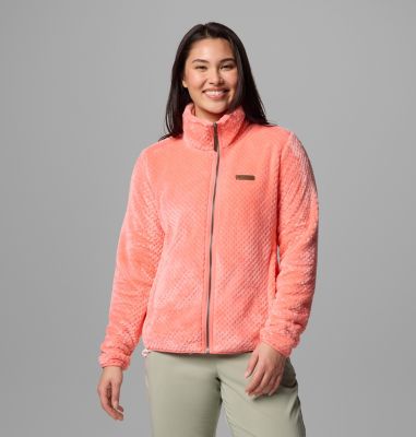 Women's Fire Side II Sherpa Full Zip Fleece, Color: Alpenglow, image 25
