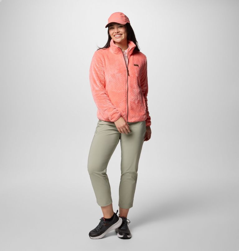 Women's Fire Side II Sherpa Full Zip Fleece, Color: Alpenglow, image 6