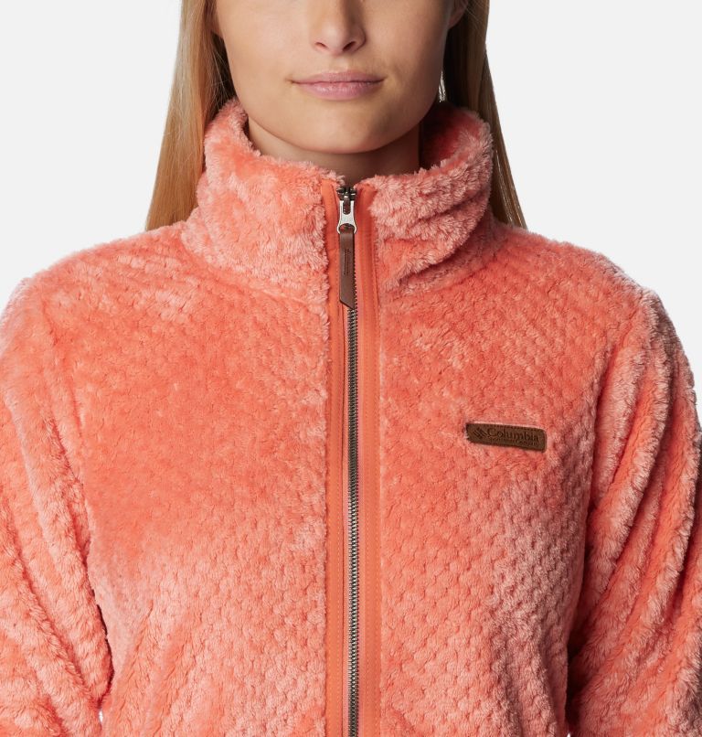 Columbia Fire Side II Sherpa Fz Forro polar Mujer Naranja (XS)