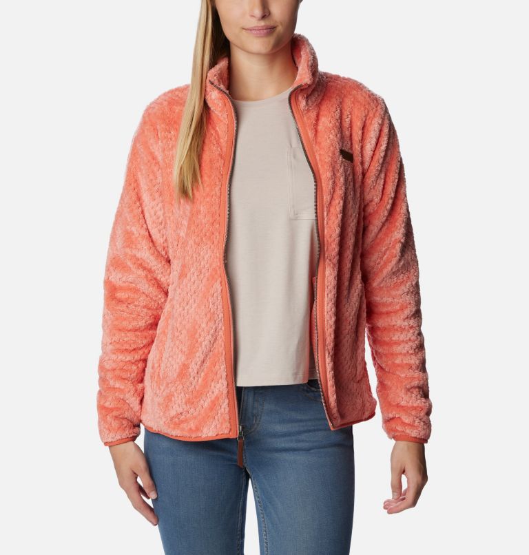 COLUMBIA Polar Mujer Fire Side Ii Sherpa Rojo