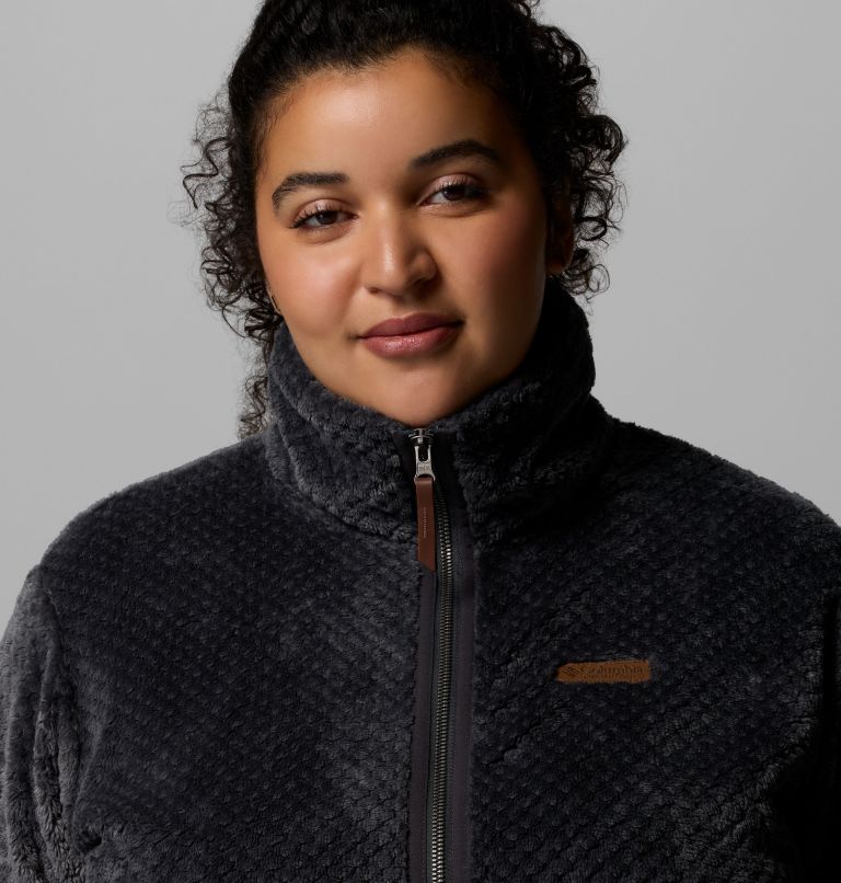 Manteau polaire avec fermeture éclair en sherpa Fire Side II Femme - Grandes tailles, Color: Shark, image 6