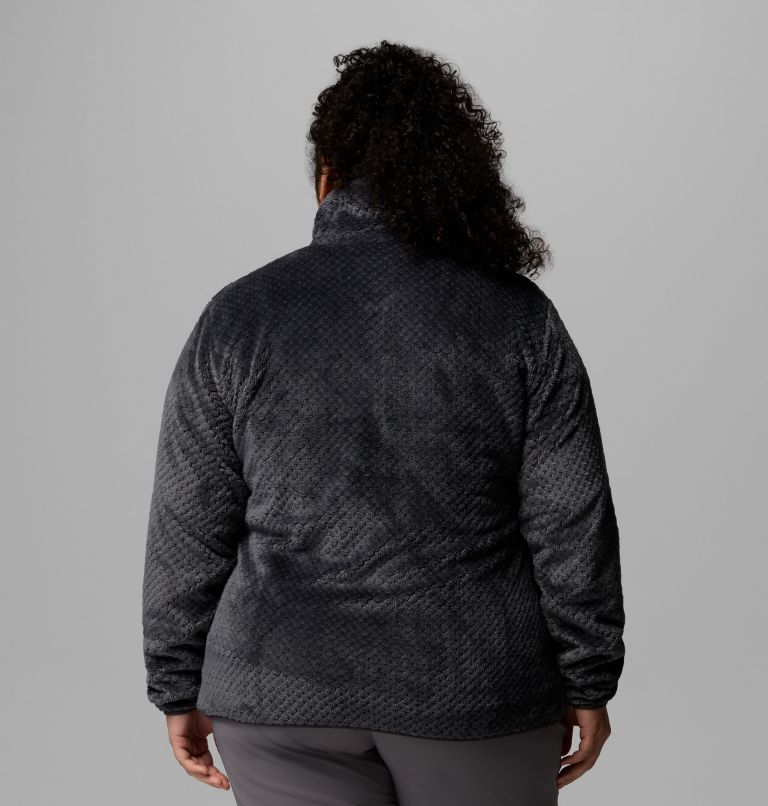 Manteau polaire avec fermeture éclair en sherpa Fire Side II Femme - Grandes tailles, Color: Shark, image 3