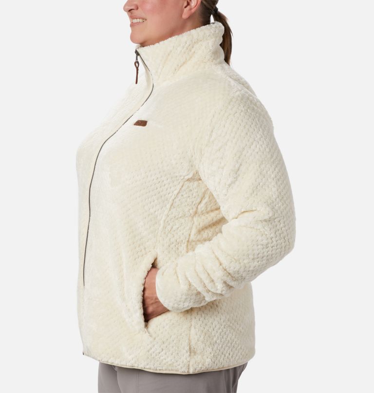 Women’s Fire Side II Plush Full Zip Fleece - Plus Size, Color: Chalk