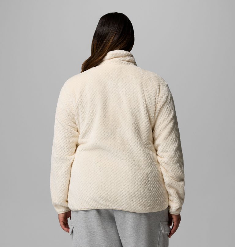 Women's Fire Side II Sherpa Full Zip Fleece - Plus Size, Color: Chalk, image 3