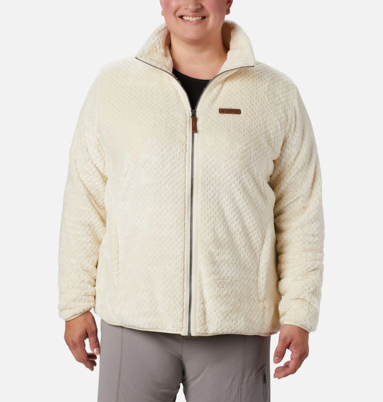 Women's Fire Side II Sherpa Full Zip Fleece - Plus Size, Color: Chalk, image 1