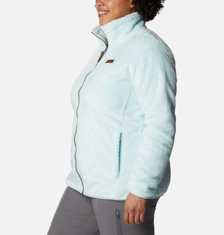 Thumbnail: Women’s Fire Side II Plush Full Zip Fleece - Plus Size, Color: Icy Morn, image 3