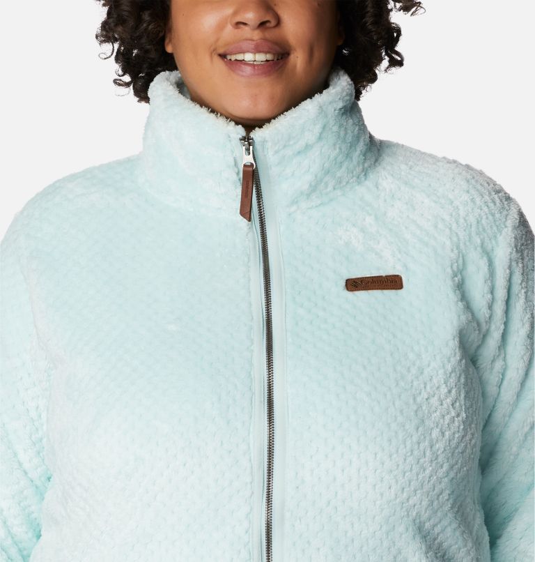 Women’s Fire Side II Plush Full Zip Fleece - Plus Size, Color: Icy Morn, image 4