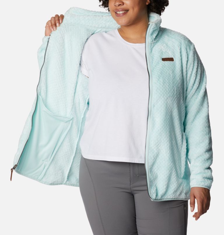 Manteau polaire avec fermeture éclair en sherpa Fire Side II Femme - Grandes tailles, Color: Icy Morn, image 5