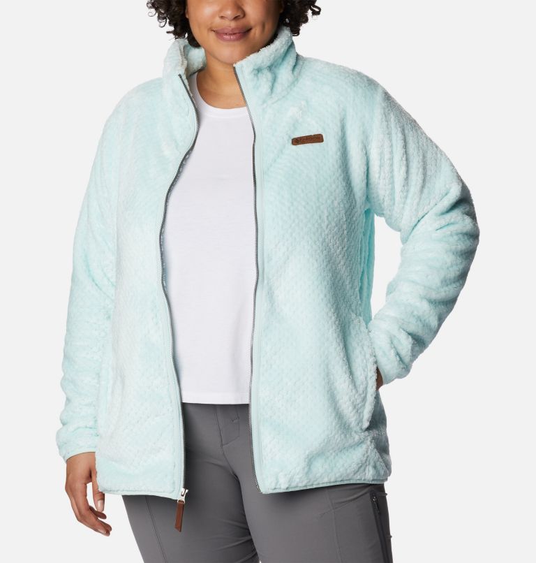 Women’s Fire Side II Plush Full Zip Fleece - Plus Size, Color: Icy Morn, image 6