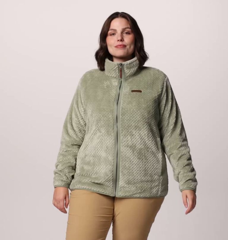 Women's Fire Side II Sherpa Full Zip Fleece - Plus Size, Color: Safari