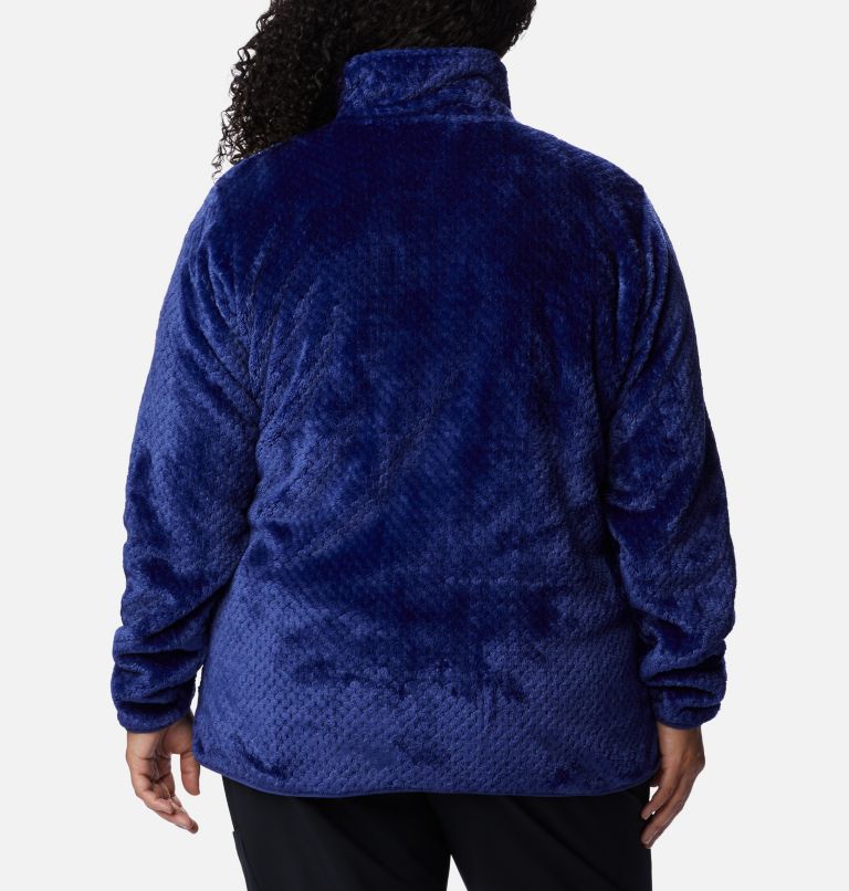 Women’s Fire Side II Plush Full Zip Fleece - Plus Size, Color: Dark Sapphire, image 2