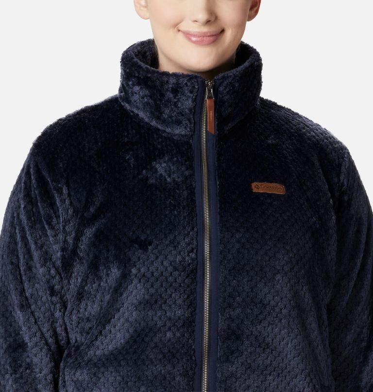 Women's Fire Side II Sherpa Full Zip Fleece - Plus Size, Color: Dark Nocturnal, image 3
