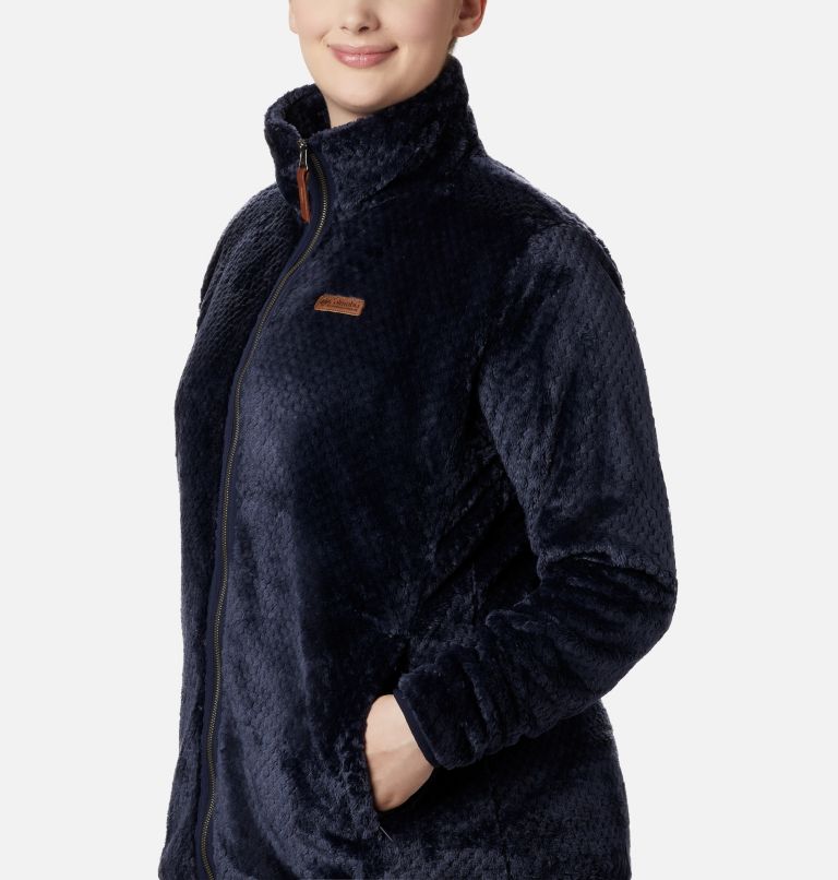 Women's Fire Side II Sherpa Full Zip Fleece - Plus Size, Color: Dark Nocturnal, image 4