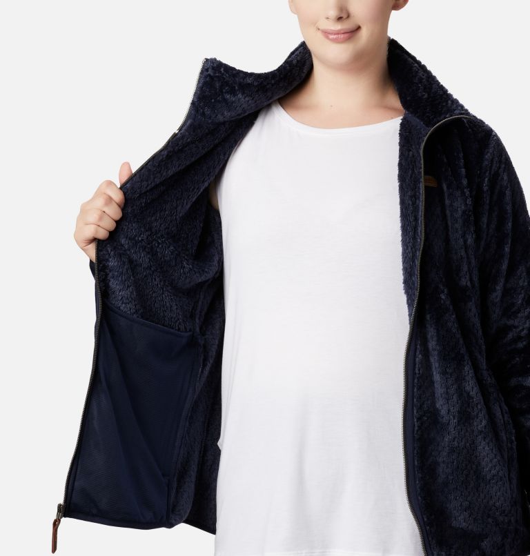 Women's Fire Side II Sherpa Full Zip Fleece - Plus Size, Color: Dark Nocturnal, image 5