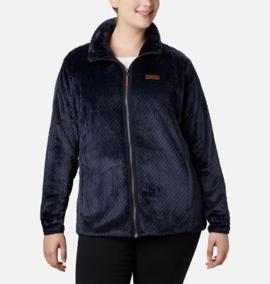 columbia fire side sherpa full zip jacket women's plus sizes