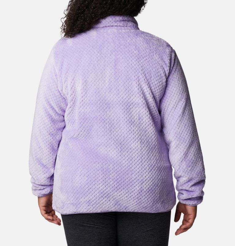 Thumbnail: Women’s Fire Side II Plush Full Zip Fleece - Plus Size, Color: Frosted Purple, image 2