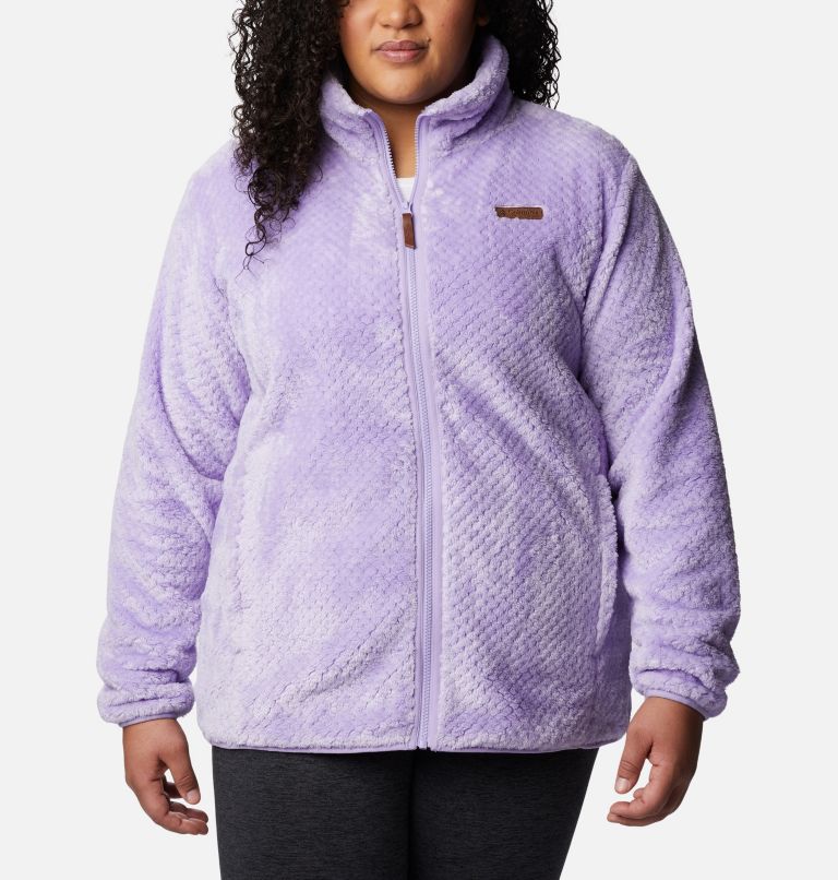 Women’s Fire Side II Plush Full Zip Fleece - Plus Size, Color: Frosted Purple, image 1