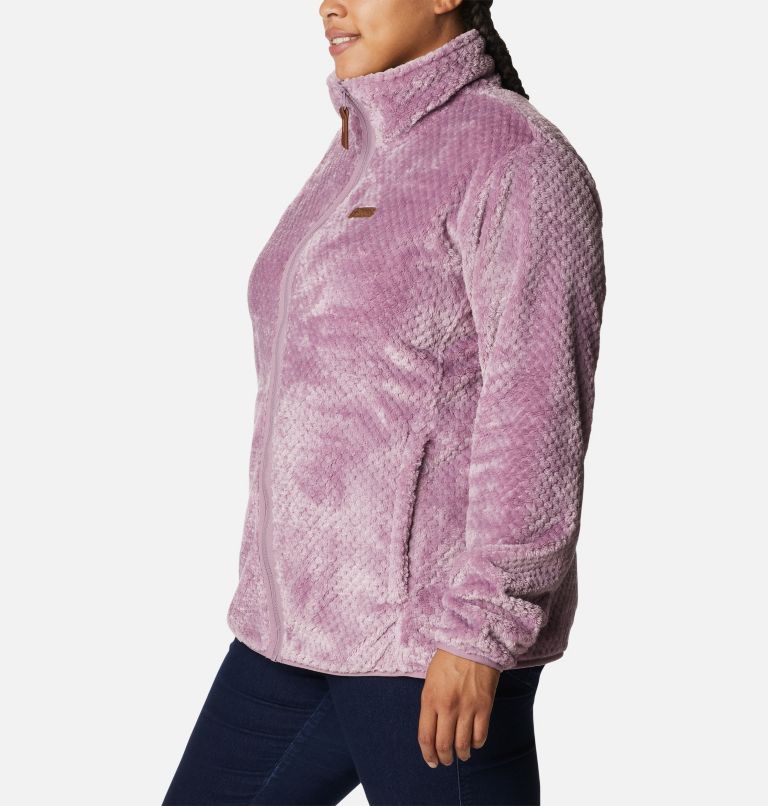 Women's Fire Side II Sherpa Full Zip Fleece - Plus Size, Color: Winter Mauve, image 3