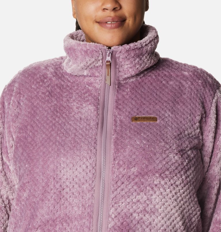 Women's Fire Side II Sherpa Full Zip Fleece - Plus Size, Color: Winter Mauve, image 4