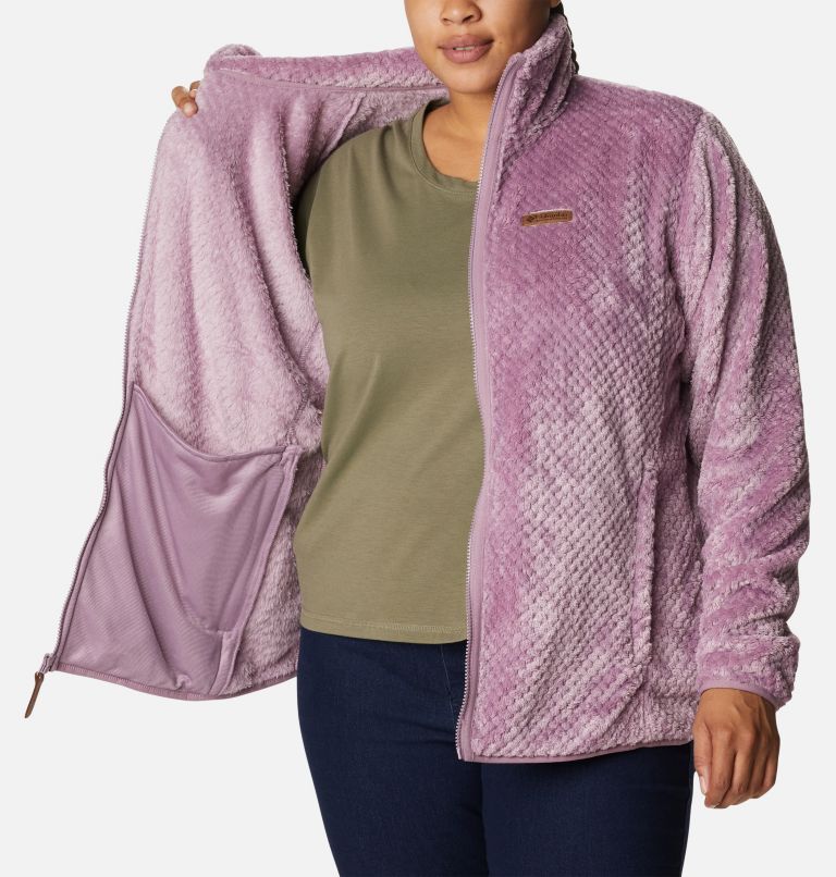 Women's Fire Side II Sherpa Full Zip Fleece - Plus Size, Color: Winter Mauve, image 5