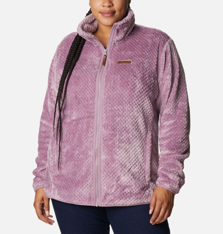 Women's Fire Side II Sherpa Full Zip Fleece - Plus Size, Color: Winter Mauve, image 1
