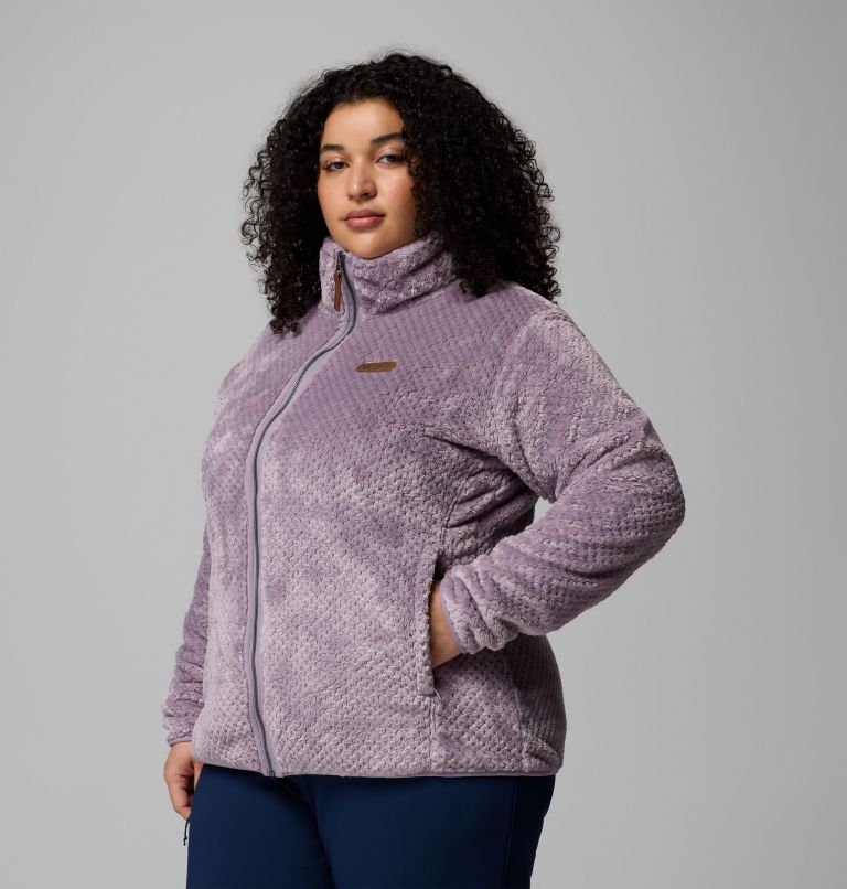 Women's Fire Side II Sherpa Full Zip Fleece - Plus Size, Color: Shale Purple, image 3