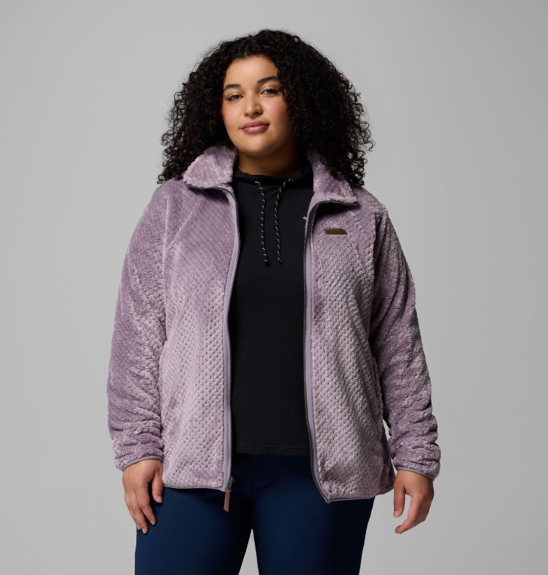 Women's Fire Side II Sherpa Full Zip Fleece - Plus Size, Color: Shale Purple, image 4