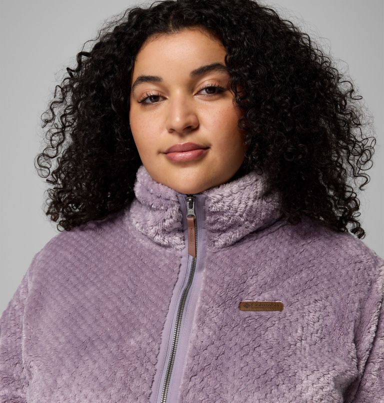 Women's Fire Side II Sherpa Full Zip Fleece - Plus Size, Color: Shale Purple, image 6